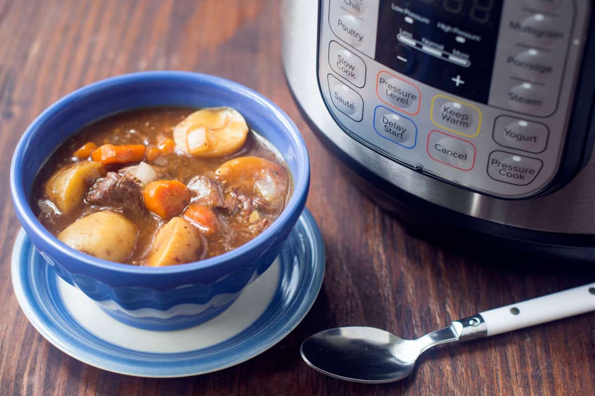 Instant Pot Beef Stew {Healthy + Easy} –