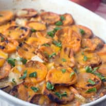 Delicious Scalloped Sweet Potatoes and Apples