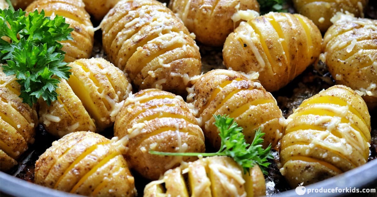 Garlic & Parmesan Mini Hasselback Potatoes Recipe