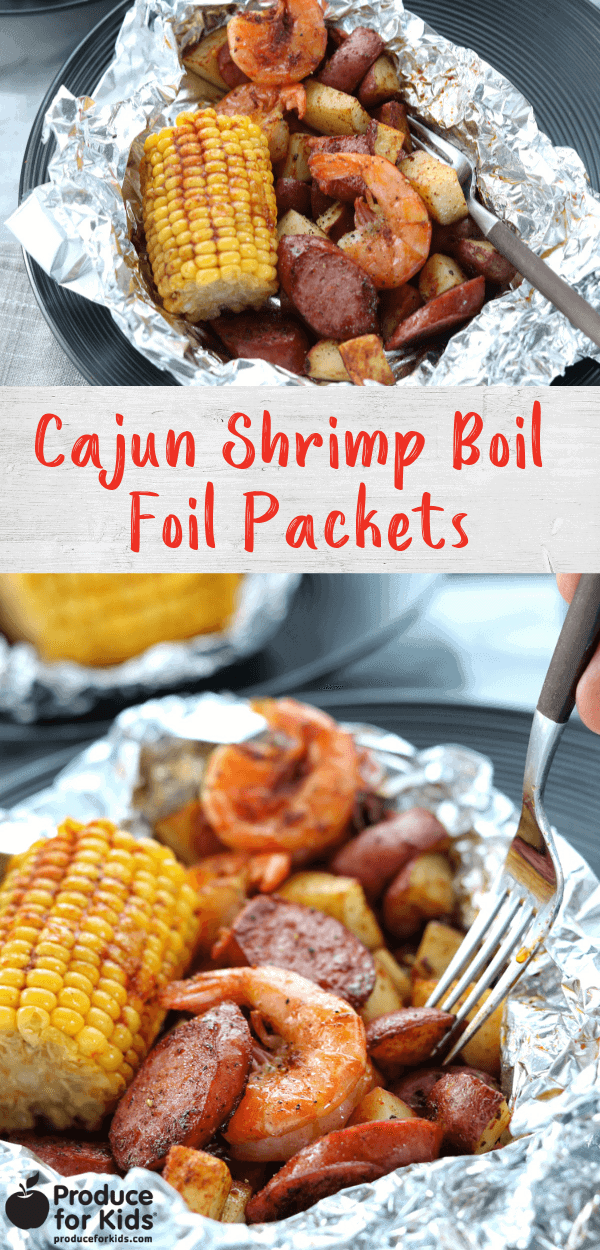 Cajun Shrimp Boil Foil Packets Recipe | Healthy Family Project