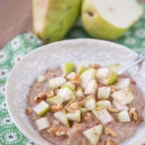 Instant Pot Spiced Pear Oatmeal
