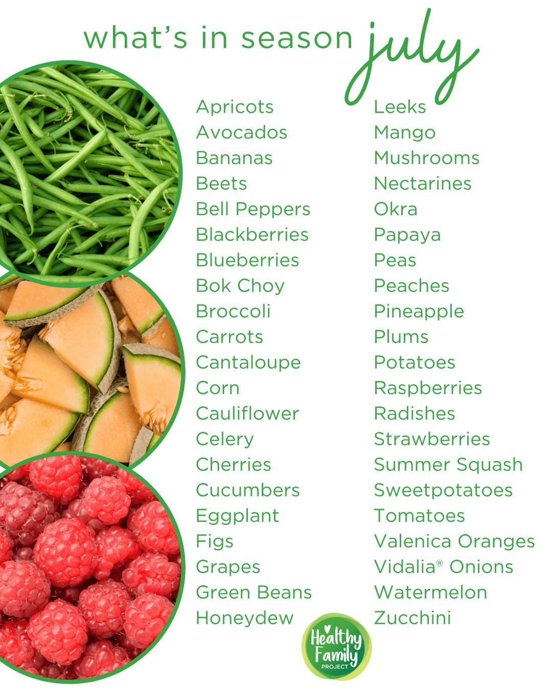 What’s in Season for July