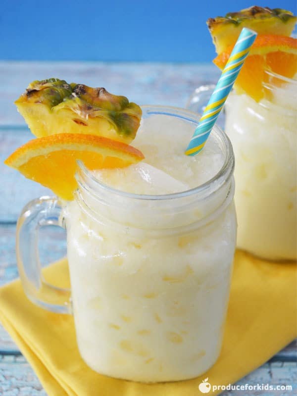 Orange Pineapple Coconut Mocktail | Healthy Family Project