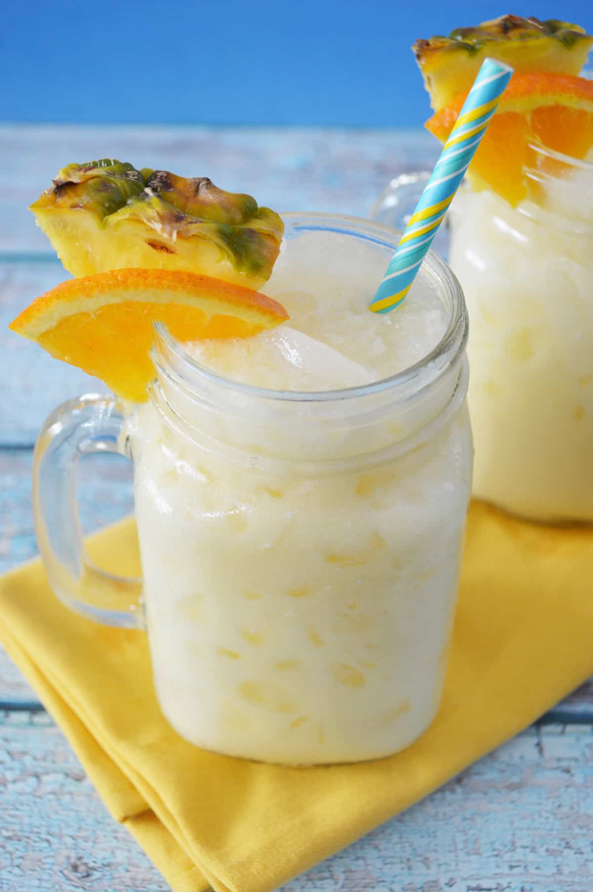 Orange Pineapple Coconut Mocktail