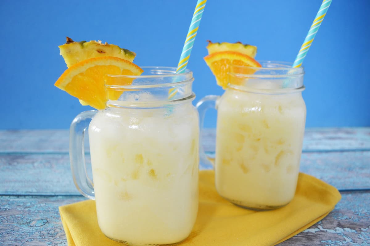 Orange Pineapple Coconut Mocktail