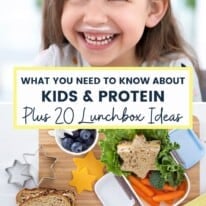 kids and protein pin