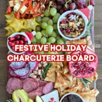 Festive Holiday Charcuterie Board