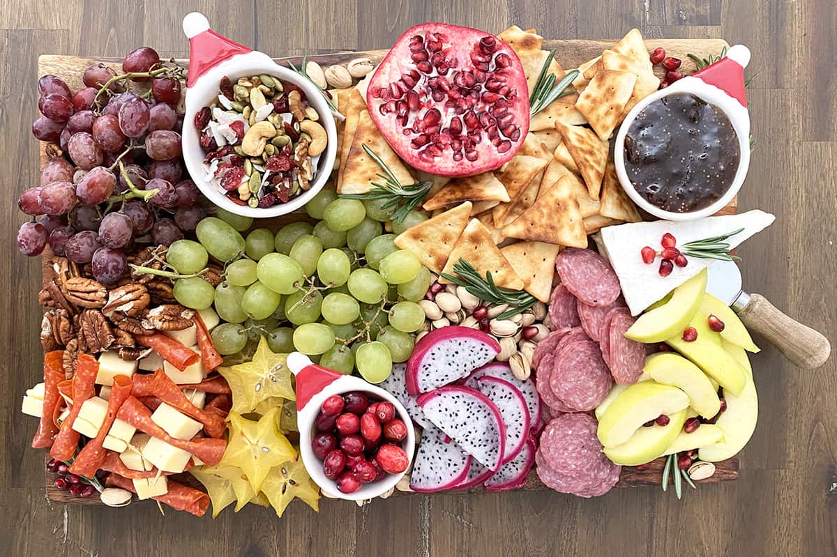 Festive Holiday Charcuterie Board