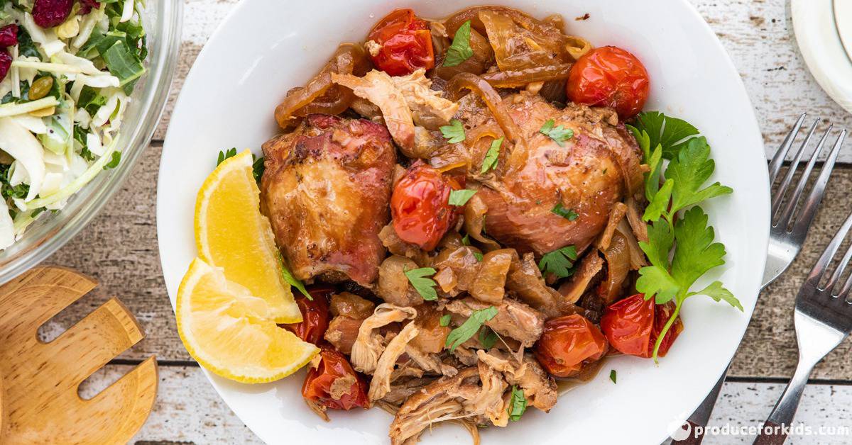 Slow Cooker Chicken And Tomatoes - Healthy Family Project