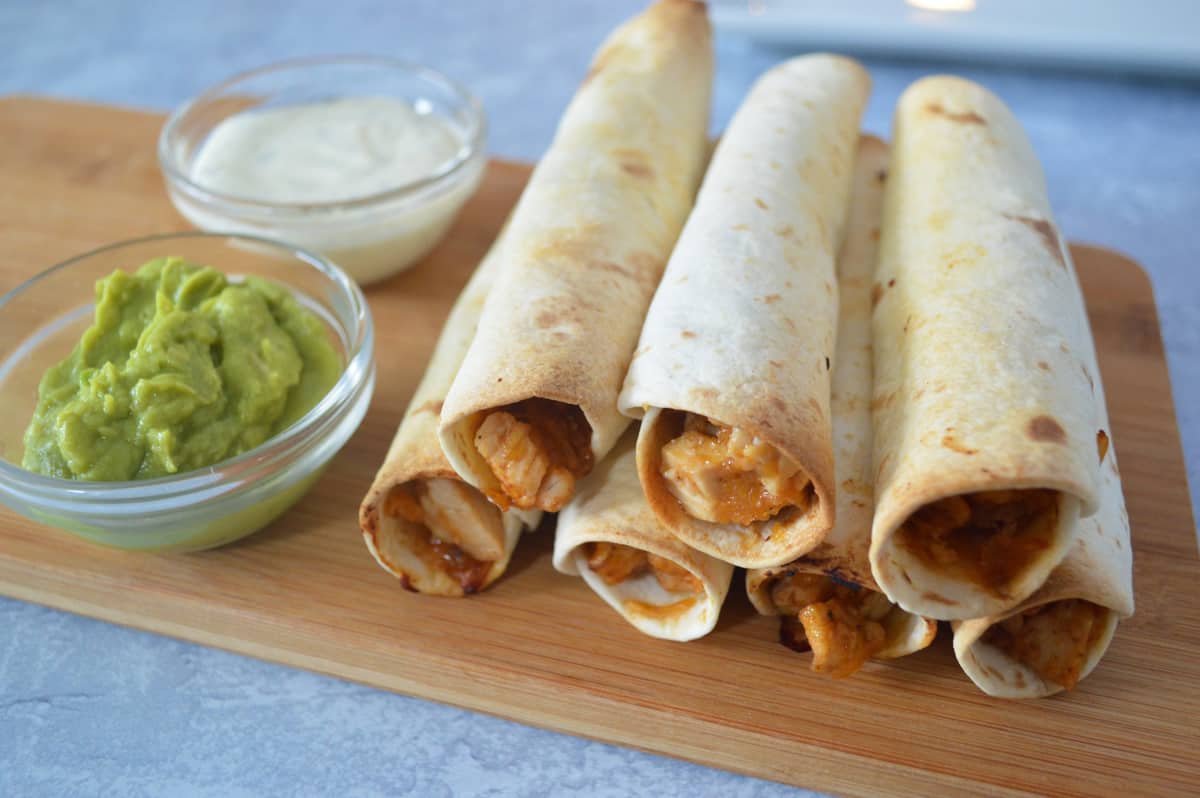 Easy BBQ Chicken Taquitos