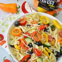 Rainbow Italian Pasta Salad
