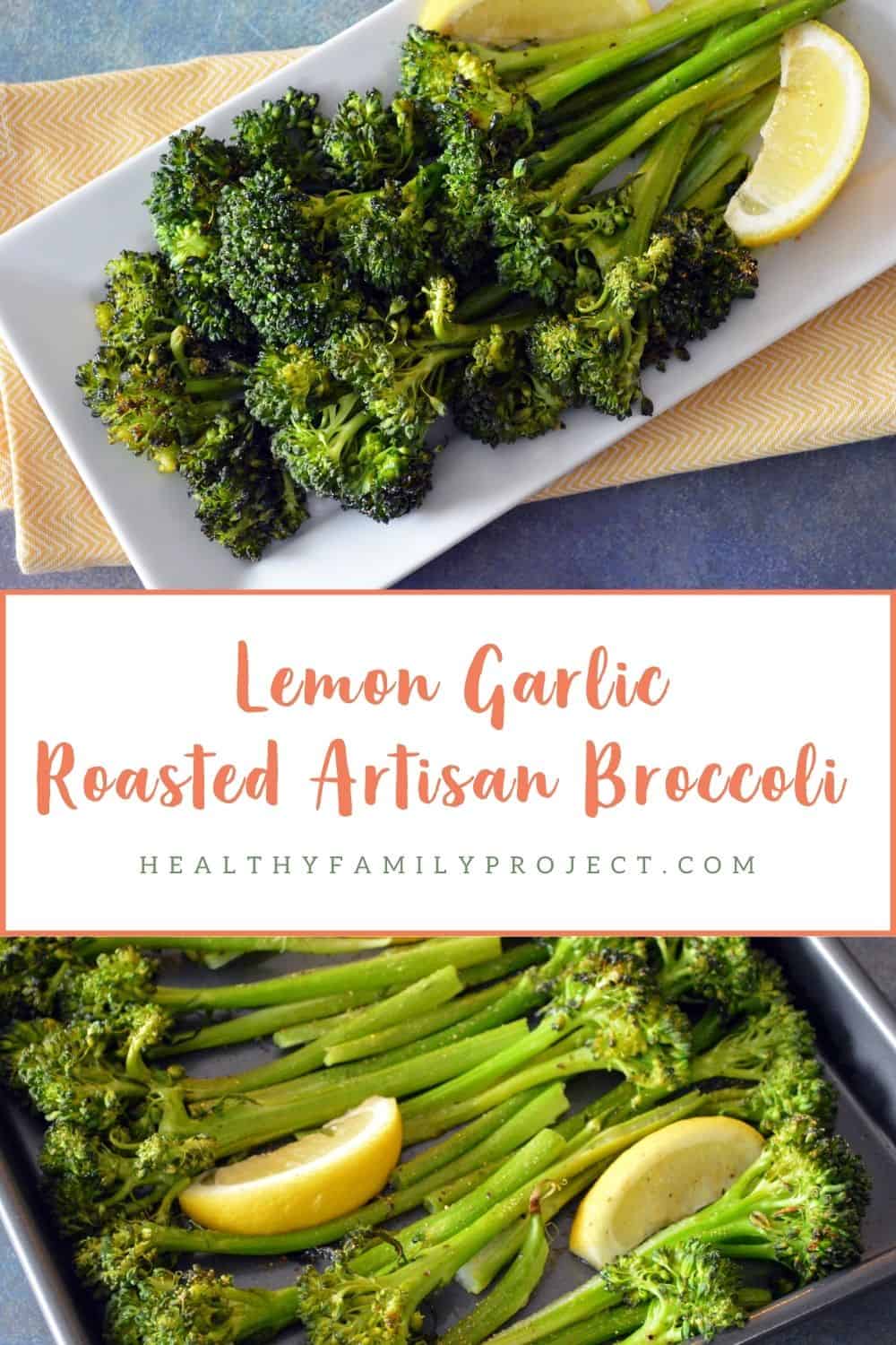 lemon garlic artisan broccoli 