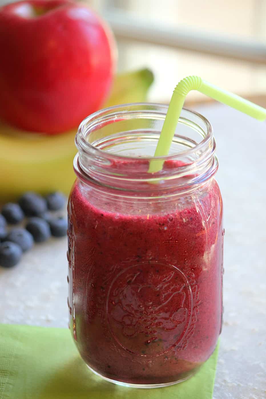 Best Beet Blueberry and Banana Smoothie