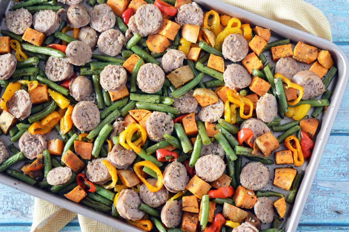 Italian Sausage & Veggie Sheet Pan - Healthy Family Project