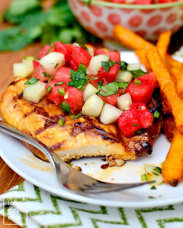 10 summer grilling recipes to add to your rotation grilled chicken with cucumber watermelon salad recipe 