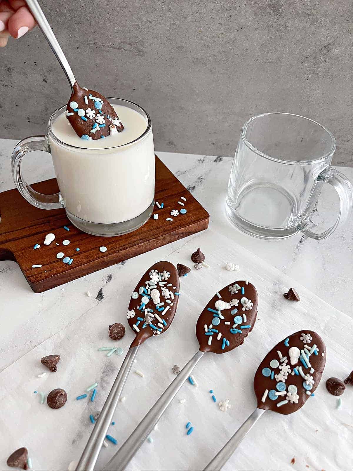 Homemade Chocolate Spoons