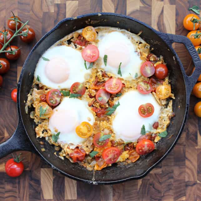 How To Make Shakshouka Using Fresh Tomatoes - Healthy Family Project