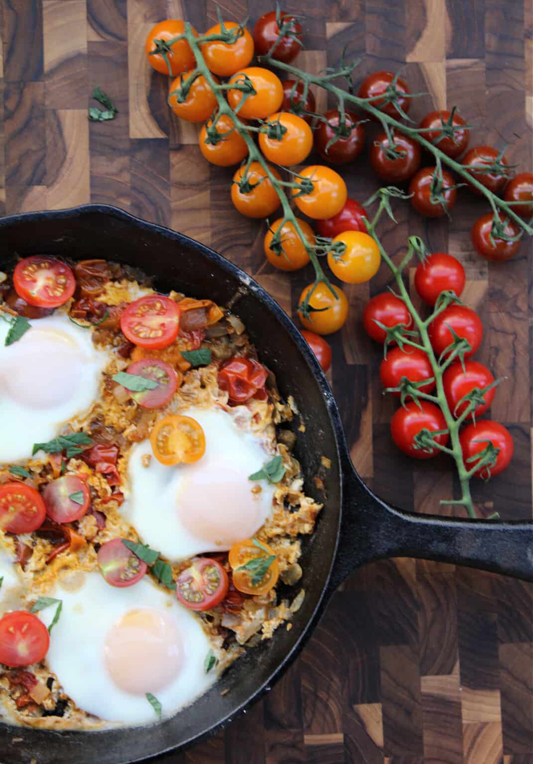 How To Make Shakshouka Using Fresh Tomatoes - Healthy Family Project