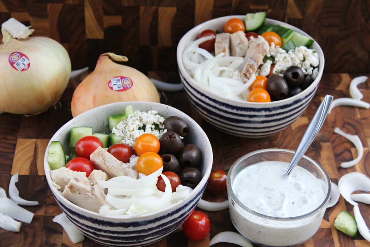 Greek Chicken Bowls