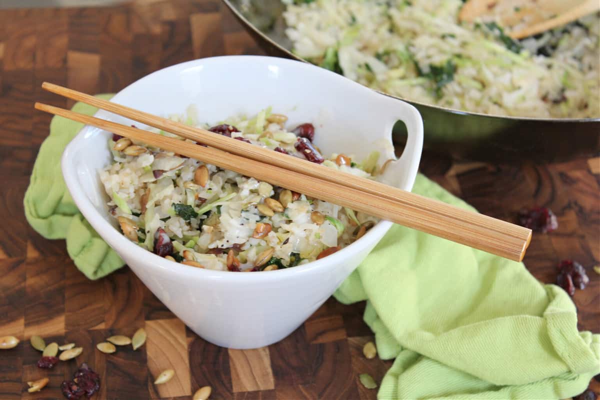 Sweet Kale Salad Fried Rice Healthy Family Project