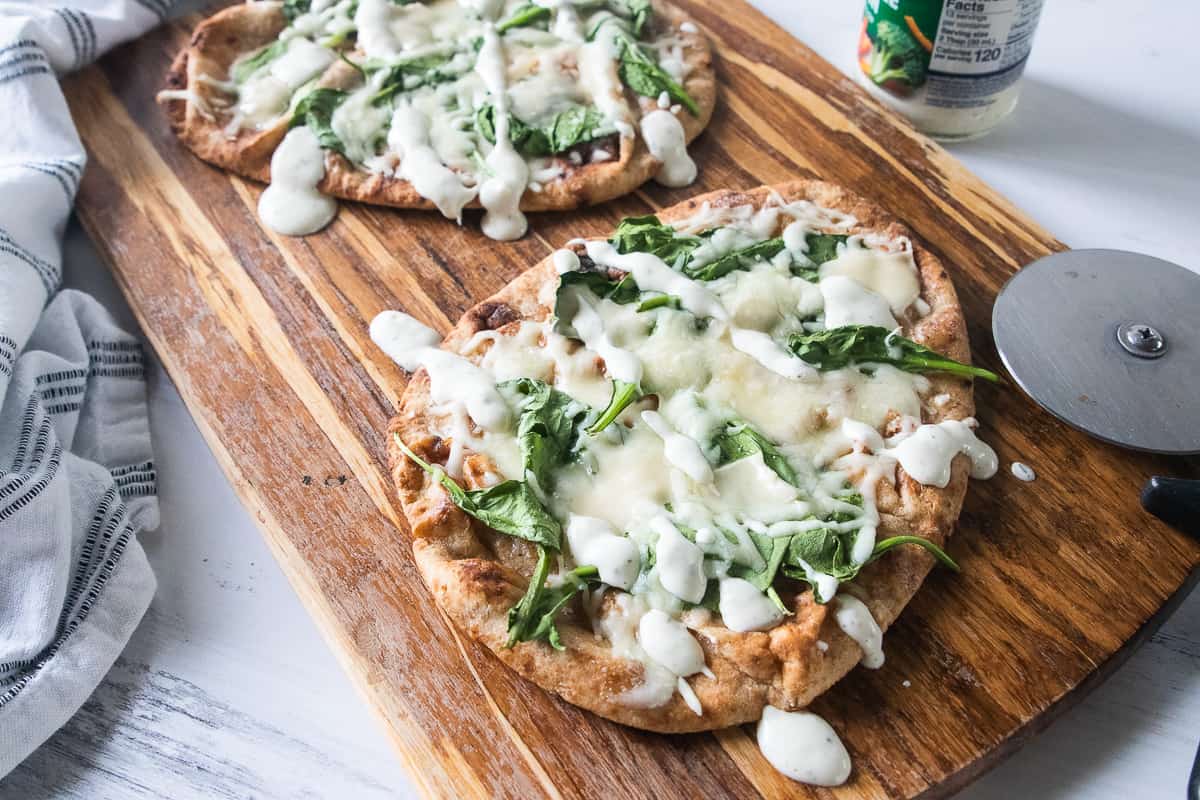 Healthy Spinach Pizza