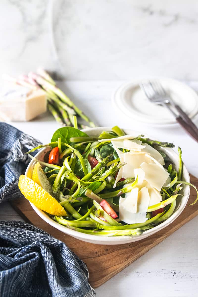 Easy Shaved Asparagus Salad