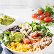 Meal-Prep Vegetarian Quinoa Burrito Bowls