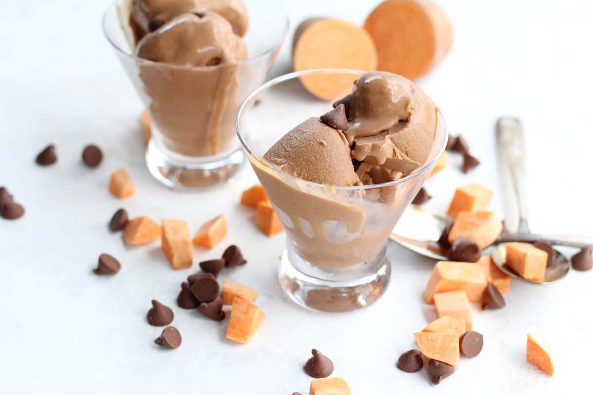 Tasty Sweet potato Chocolate Ice Cream