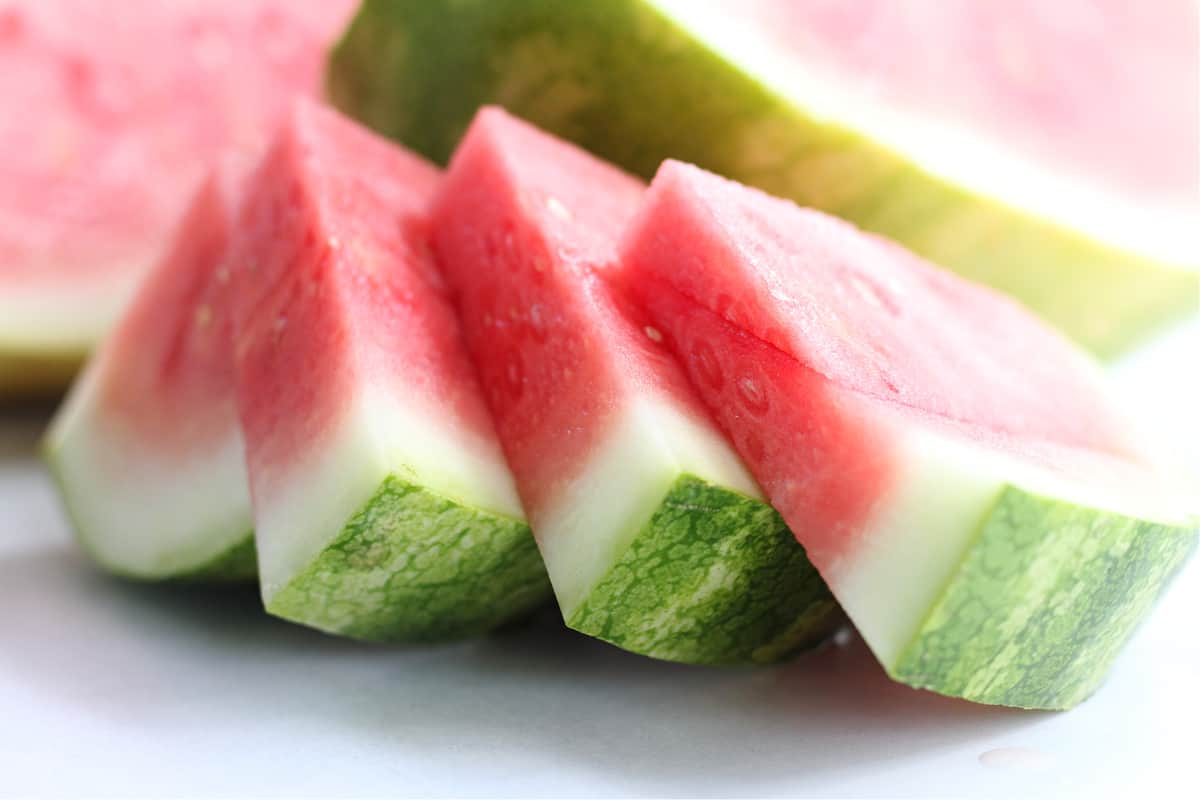 Salsa with fresh watermelon and tomatoes