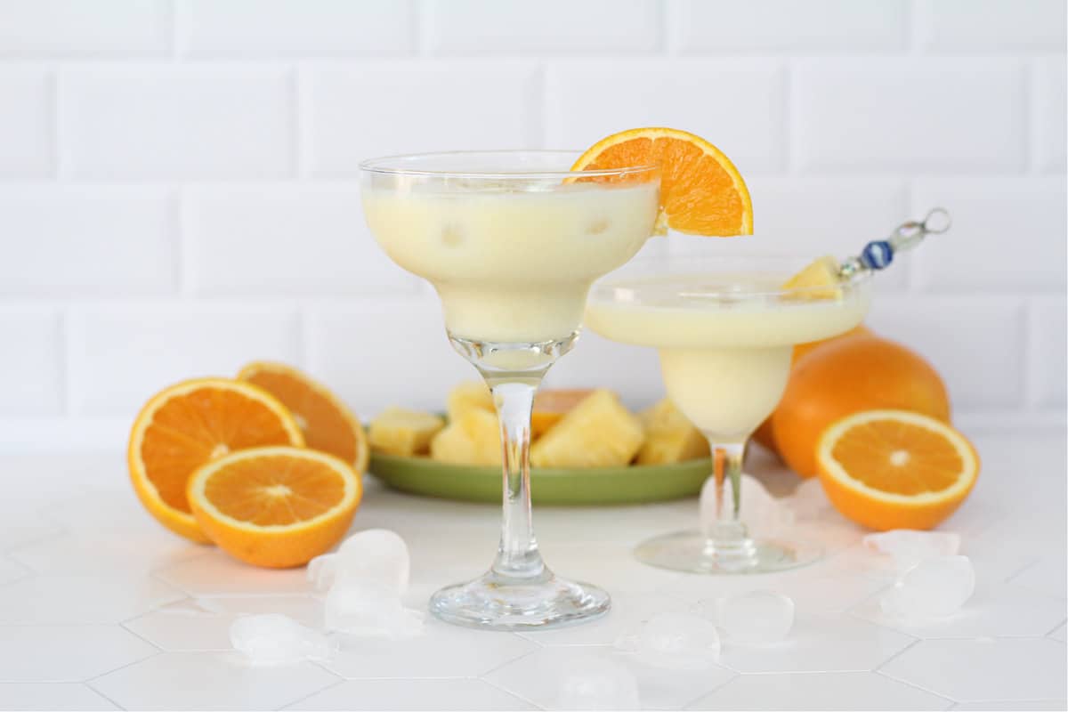 Tasty Best Orange Pineapple Coconut Mocktail