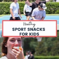 healthy sport snacks for kinds pin