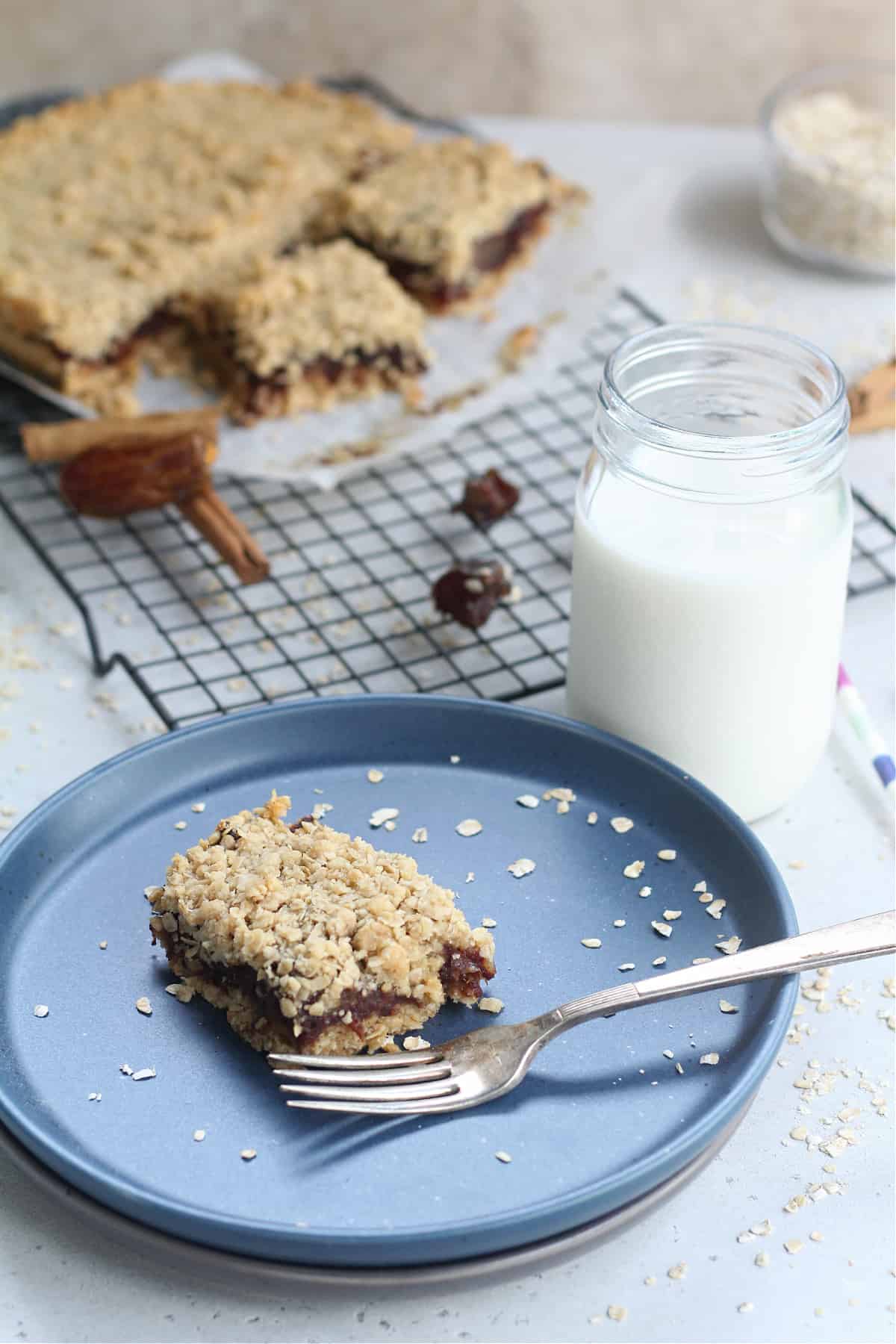 Oatmeal Date Squares 
