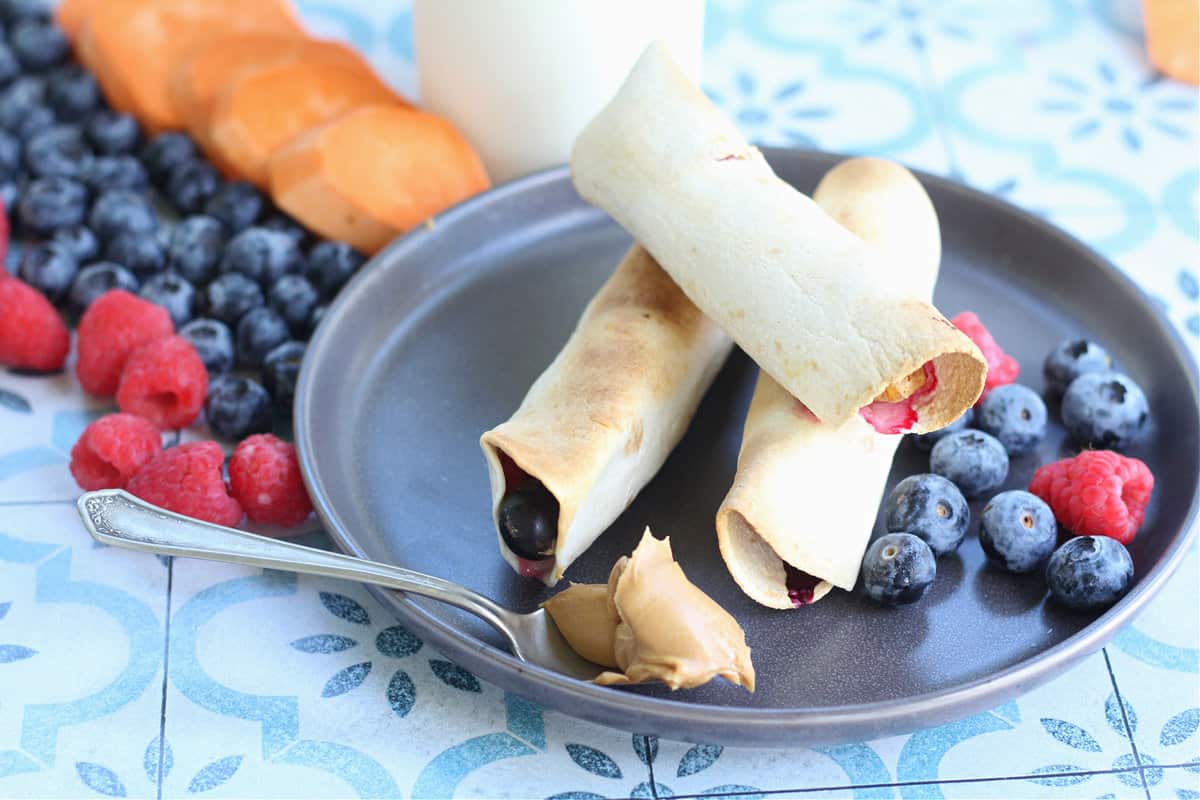 PBJ Sweet potato Taquitos