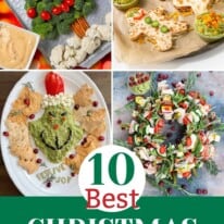 10 best Christmas appetizers pin