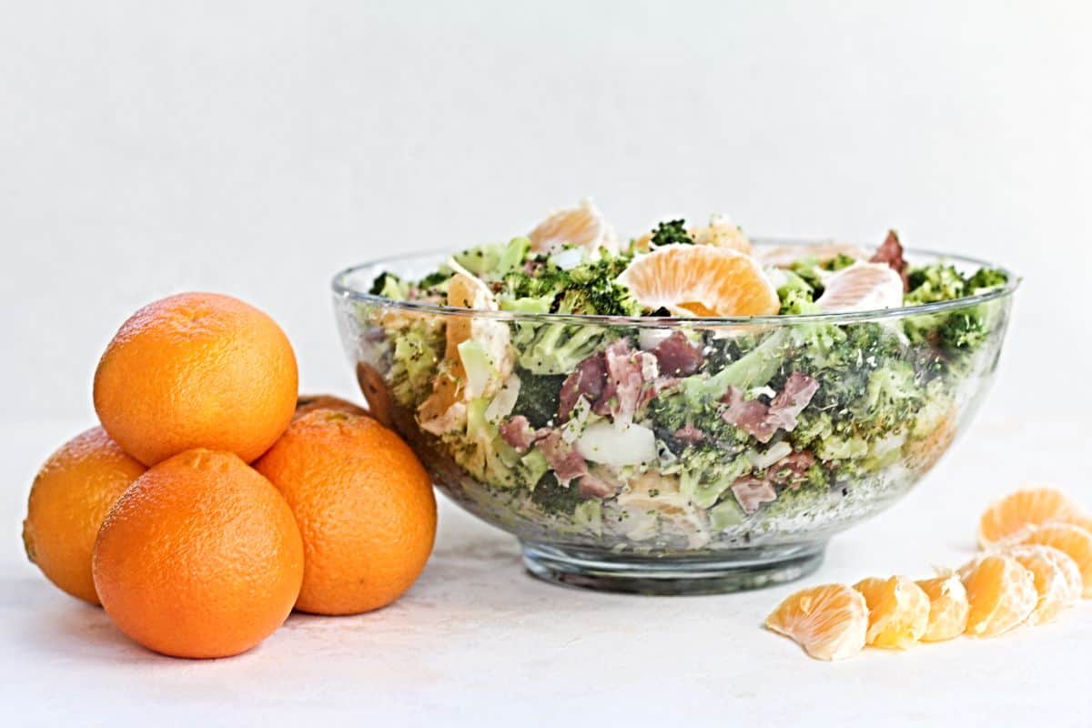 Broccoli and mandarin Salad