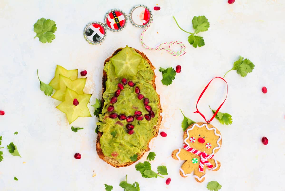 Holiday Avocado Toast 