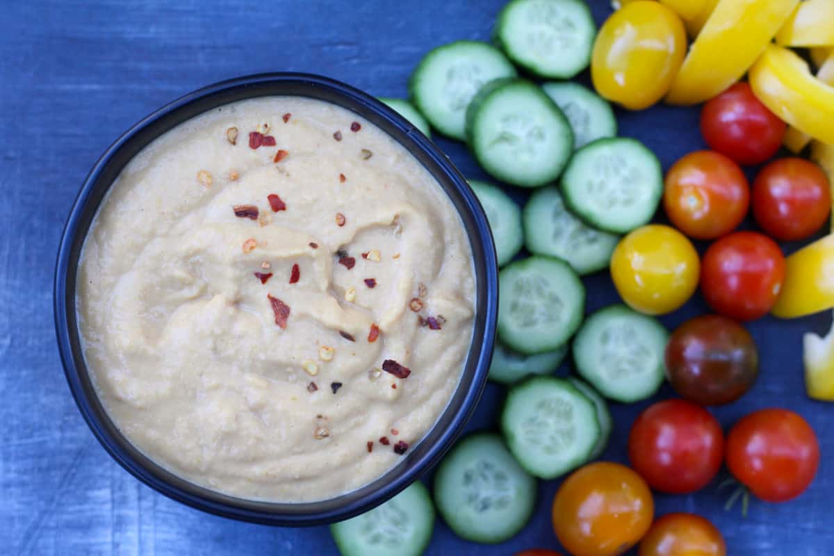 Healthy Roasted pepper Hummus