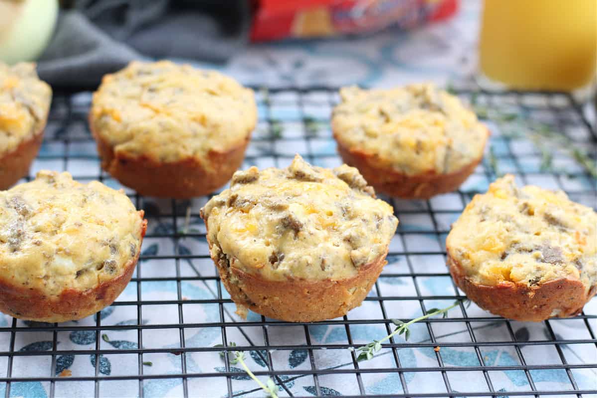 Sausage and Onion Breakfast Muffins