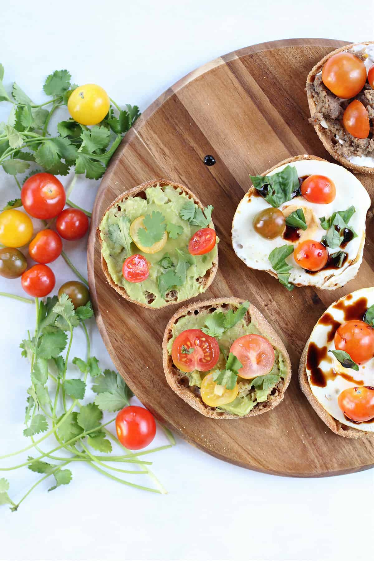 Savory English Muffin Toppings