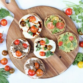 Savory Healthy English Muffin Toppings
