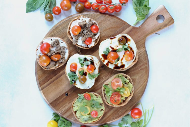 Savory & Healthy English Muffin Toppings Healthy Family Project