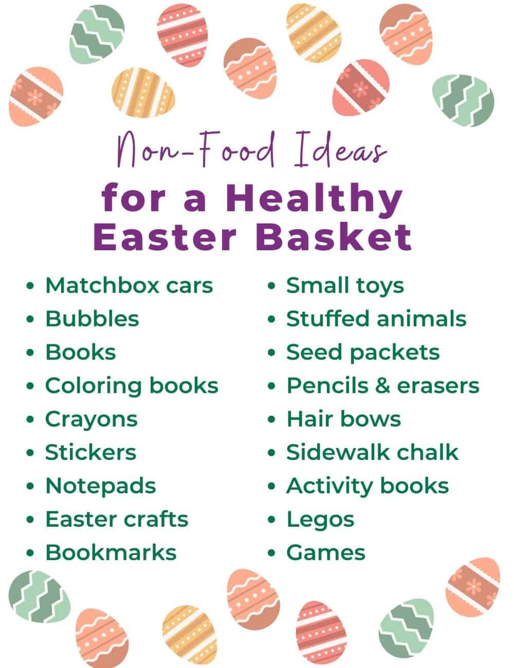 How to Build a Healthier Easter Basket with non food items