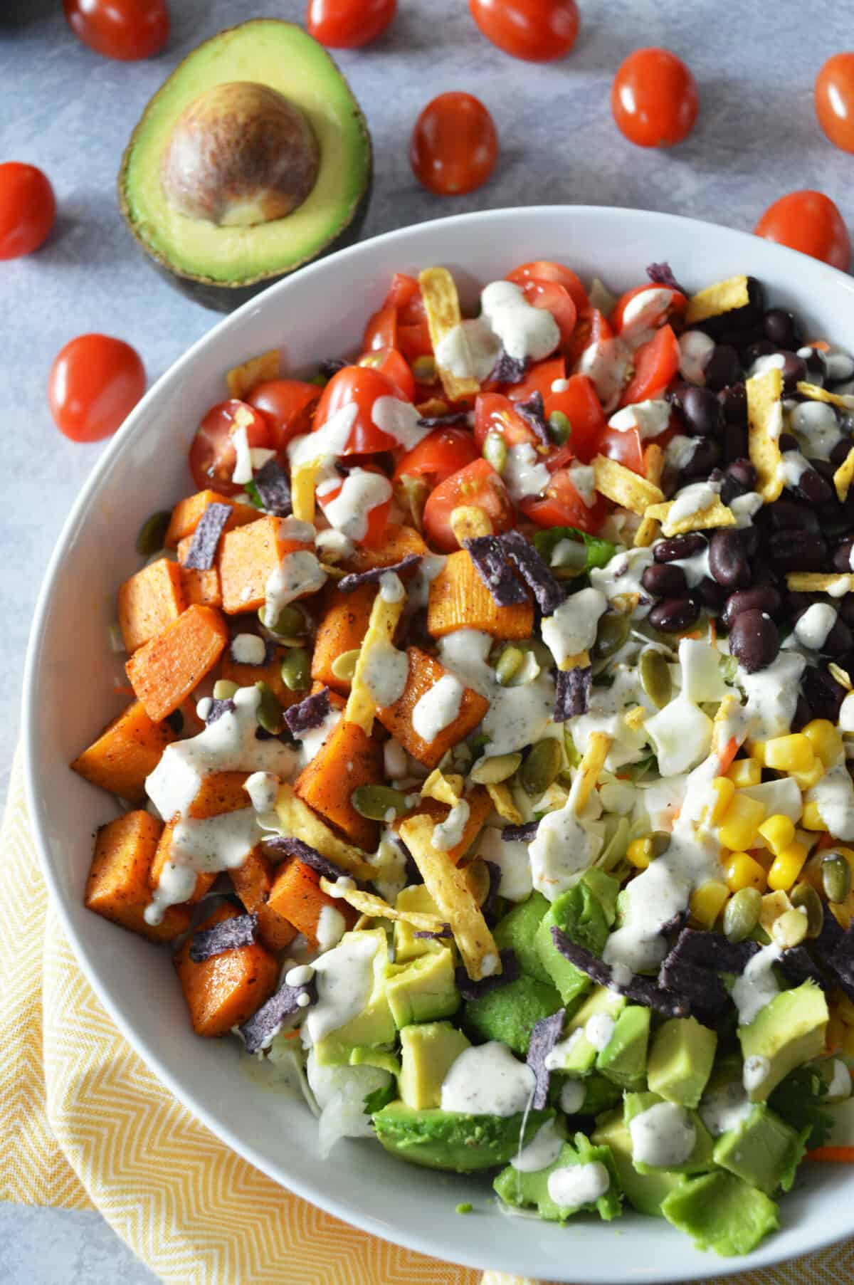 Roasted Sweet Potato Taco Bowls | Healthy Family Project