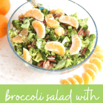 Broccoli Salad With Mandarins Pin