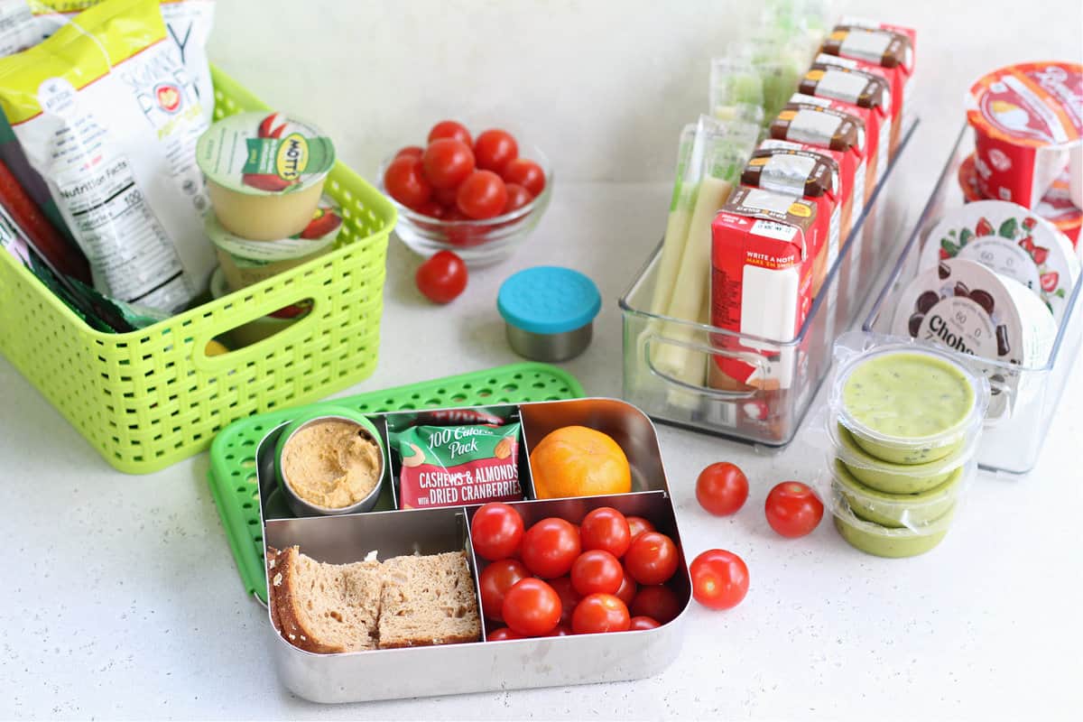 How To Make a School Lunch Packing Station