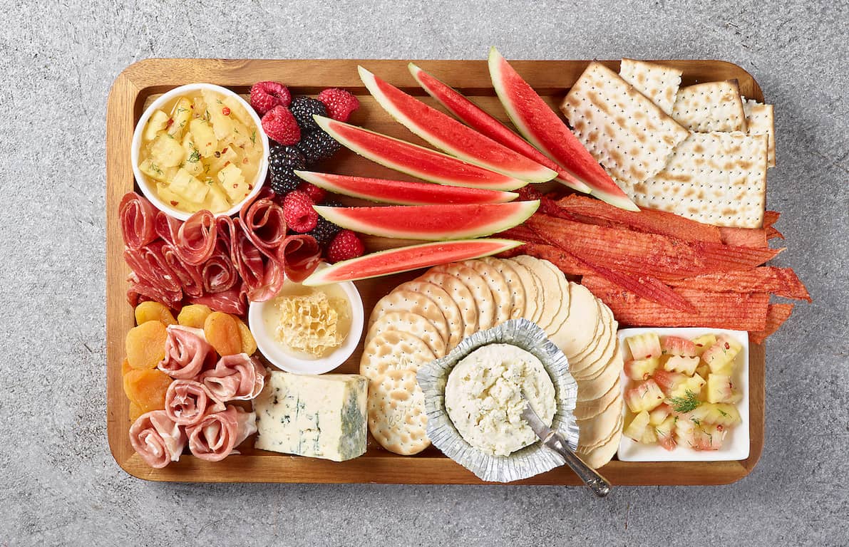 watermelon snack board