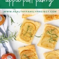 Upside Down Apple Puff Pastry Pin