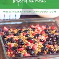 Berry Cherry Baked Oatmeal Pin