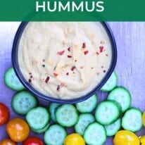 Roasted Pepper Hummus Pin