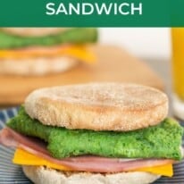 Green Eggs & Ham Breakfast Sandwich Pin